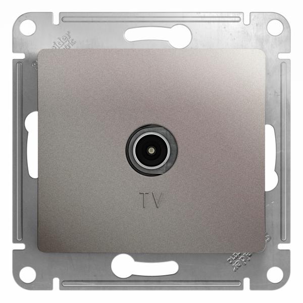 Schneider Electric Glossa Платина Розетка ТВ оконечная 1DB, механизм IP20 скрытая установка GSL001291