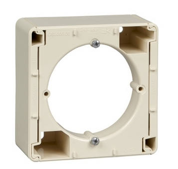 Коробка наружного монтажа  (замена на GSL000210) IP20 скрытая установка Schneider Electric Glossa  бежевый GSL000200