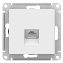 Schneider Electric AtlasDesign  Белый  Розетка телефонная RJ11, механизм ATN000181