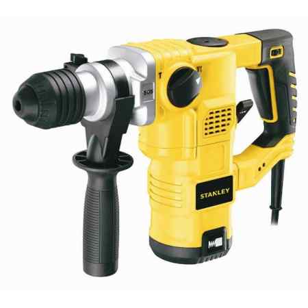 Перфоратор Stanley 1250Вт, 32 мм, 3,5Дж, SDS+ , 3 режима, рег/об реверс (вертикальный .двиг) кейс  STHR323K