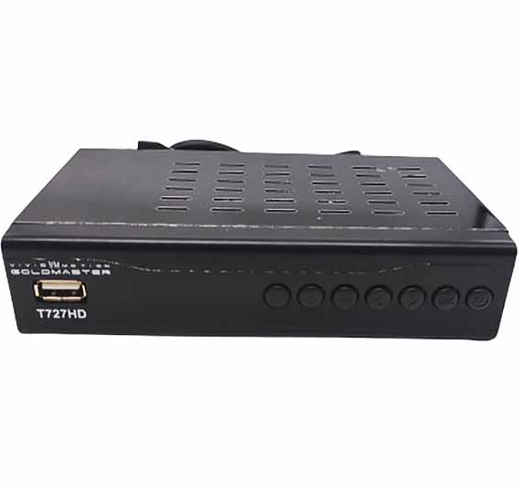 Ресивер цифрового эфирного ТВ GoldMaster T727HD DVB-T2