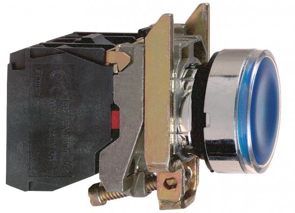 XB4BW36M5 КНОПКА 22ММ 230-240В С ВОЗВ. С ПОДСВ. XB4BW36M5