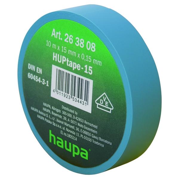 Изолента ПВХ синяя 25мм 20м d74 мм Haupa