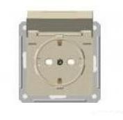 Schneider Electric  Wessen59  Слоновая Кость  Розетка без рамки с заземляющими контактами IP44 (250В, 16А, защитные шторки)  AQUA RS16-152B-2-86
