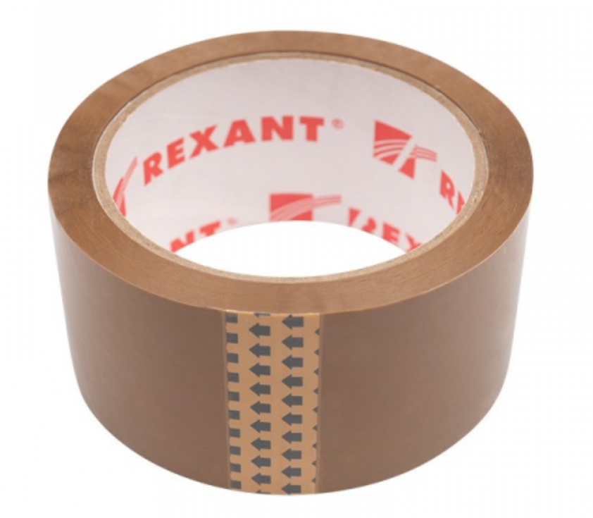 Скотч упаковочный 48мм x 66м., 50мкм, коричневый REXANT 09-4212