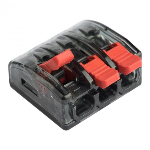 EKF СМК 221-413 Клемма 3 отв. 0.2-4.0 мм2 (4шт.) PROxima plc-smk-221-413r