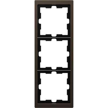 Schneider Electric  MERTEN  D-Life  Мокко  Рамка 3-местная MTN4030-6552