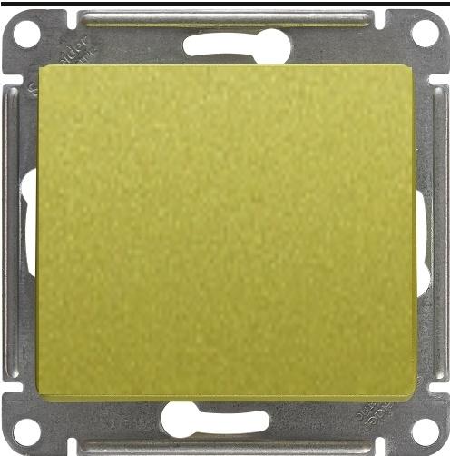 Schneider Electric Glossa Фисташковый Выключатель 1-клавишный схема 1, 10AX, механизм IP20 скрытая установка GSL001011