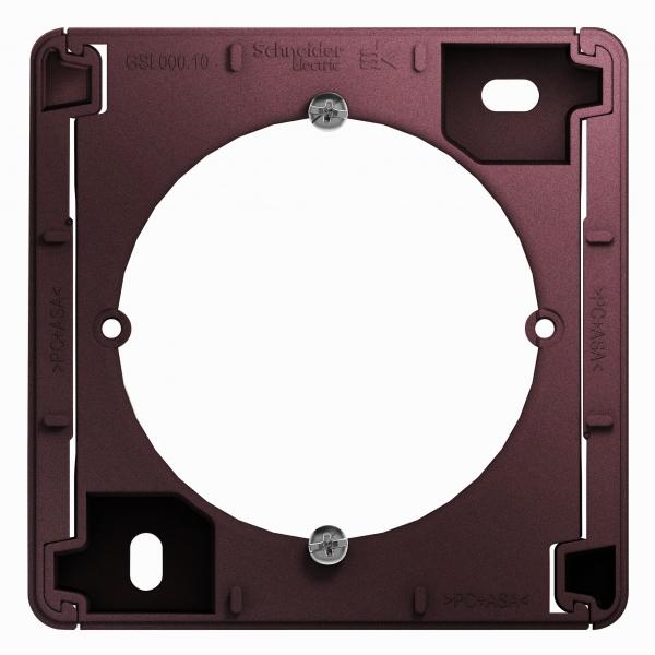 Schneider Electric Glossa Баклажановый Коробка для наружного монтажа IP20 скрытая установка GSL001100