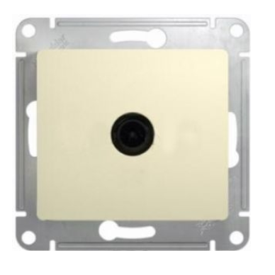 Schneider Electric Glossa Молочный Розетка ТВ оконечная 1DB, механизм IP20 скрытая установка GSL000991