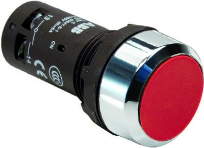 ABB Кнопка CP2-30R-01 красная с фиксацией 1HЗ /1SFA619101R3041/
