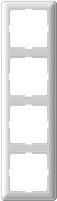 Schneider Electric  Wessen59  Белый  Рамка 4-местная скрытая установка KD-4-18