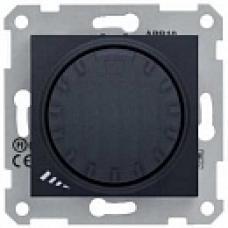 Schneider Electric Sedna Графит Диммер механизм поворотный индуктивный 230В, 1000 ВА IP20 скрытая установка SDN2200970