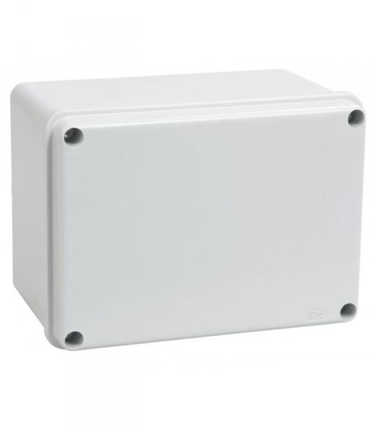 Коробка КМ41261 распаячная для о/п 150х110х85 мм IP44 (RAL7035, гладкие стенки)
