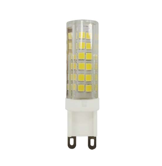 Лампа светодиодная PLED-G9 9Вт капсульная 2700К тепл. бел. G9 590лм 175-240В JazzWay 5001039