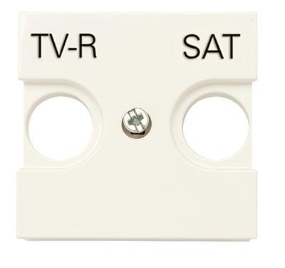 ABB  Zenit  Шампань Накладка для TV-R-SAT розетки, 2-модульная, /N2250.1 CV/// 2CLA225010N1901