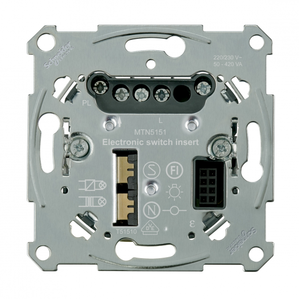 Schneider Electric  MERTEN  D-Life  PlusLink  Выключатель механизм электронный 1 канал MTN5151-0000