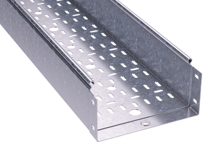 Лоток перфорированный 400х100 L3000 толщ.1,2 мм