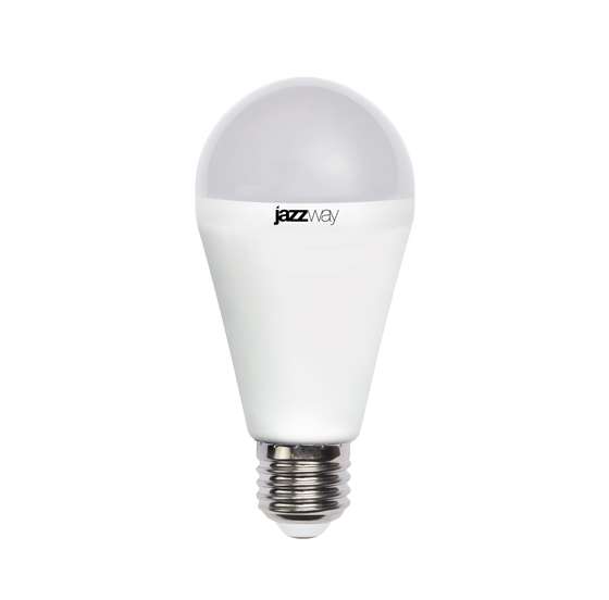 Лампа светодиодная PLED-SP 15Вт A60 грушевидная 3000К тепл. бел. E27 1530лм 230В JazzWay 2853028