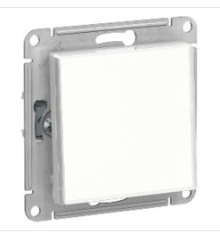Schneider Electric AtlasDesign  Art Белый Выключатель 1-клавишный схема 1, 10АХ, механизм ATN200111