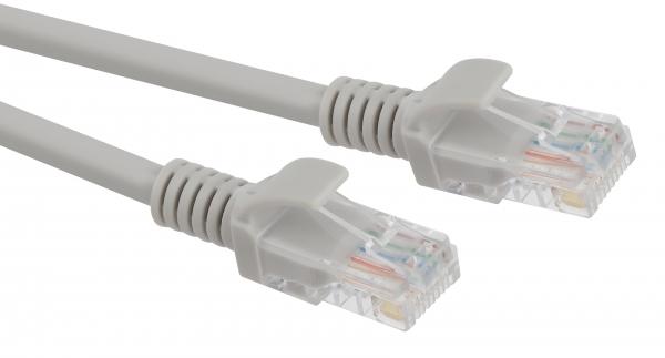 Патч корд ЭРА  PC-5U U/UTP категория 5e, длина 5 метров, неэкранированный, серый, Cu