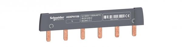 Шинка гребенчатая 1П (L1…) 6 МОД.18ММ 100А РАЗРЕЗАЕМАЯ A9XPH106