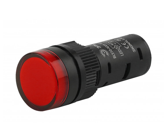 ЭРА Лампа AD16DS(LED)матрица d16мм красный 230В AC (20/1000/40000)