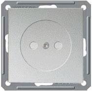 Schneider Electric  Wessen59  Матовый Хром  Розетка без рамки скрытая установка (250В, 16А, защитные шторки) RS16-151-5-86
