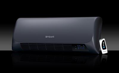 Тепловентилятор настенный Timberk (2.0кВт, м\к, д\у) 220В, арт. TFH W200.XB черный