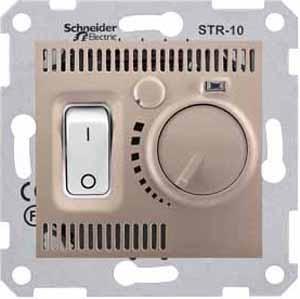 Schneider Electric Sedna Титан Термостат механизм для теплого пола 10А, 230В IP20 скрытая установка SDN6000368