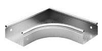 Угол плоский плавный 90 град. к лотку 50х50 УПТп-50х50 OSTEC