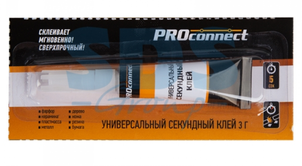 Клей секундный Proconnect  универсальный  (3 г) на мульти-карте