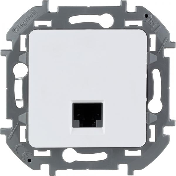 Legrand INSPIRIA Слоновая кость Розетка компьютерная 1-местная RJ45 6 UTP IP20 скрытая установка 673831