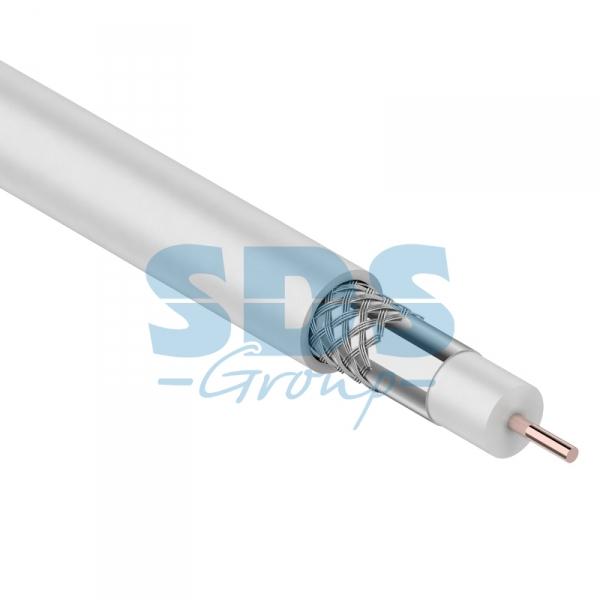 Кабель RG-59U (75 Ом), CCS/Al/Al, 48%, (бухта 100м), белый  PROconnect 01-2621