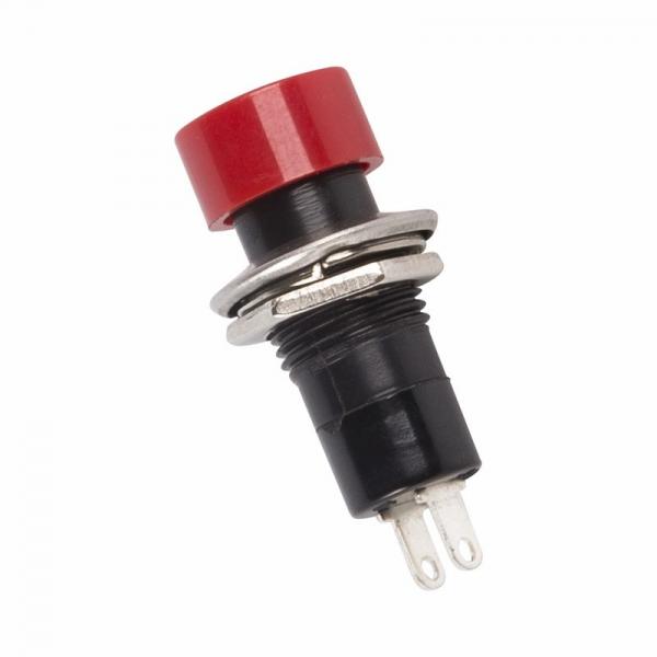 Выключатель-кнопка  250V 1А (2с) ON-OFF  красная  (PBS-16А)  REXANT 36-3060