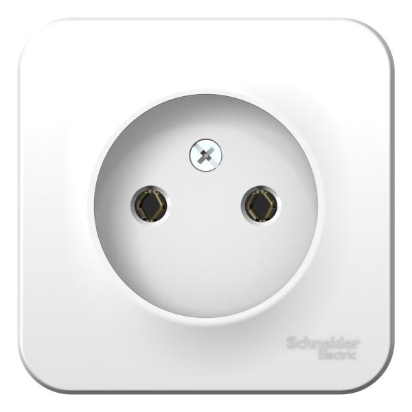 Schneider Electric  BLANCA  Белый  Розетка без заземляющих контактов без шторок 16А, 250В, открытая установка BLNRA000101