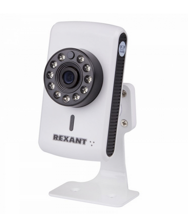 Видеокамера IP 1.0Мп (720P), объектив 2.8 мм., ИК до 15 м.  REXANT 45-0253