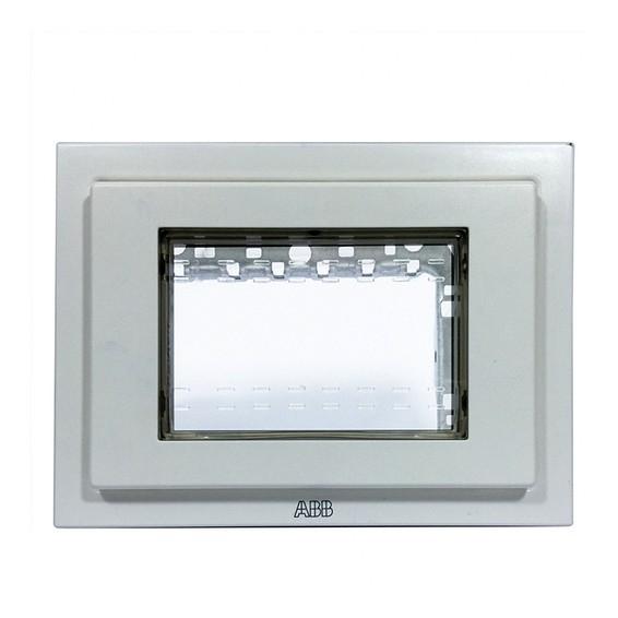 ABB  Zenit  Серая Рамка монтажная ITA, 3-модуля  рамка+набор монтажный IP55, FM,   /N3373 GR//2CLA337300N1701/