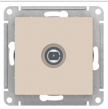 Schneider Electric AtlasDesign Бежевый Коннектор TV антенна, механизм ATN000293