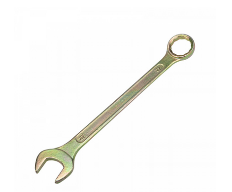 Ключ комбинированный REXANT 19 мм, желтый цинк 12-5813-2