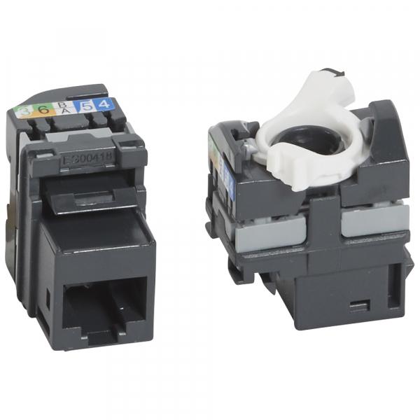 Розетка RJ 45 - Keystone - категория 5е -UTP- механизм быстрого подключения - LCS²  Legrand