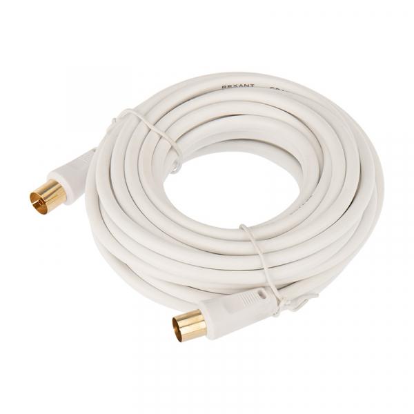Шнур  L- 7 метров штекер-гнездо белый TV PLUG - TV JACK REXANT 18-0006