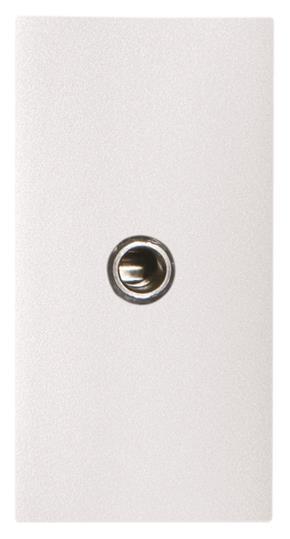 ABB  Zenit  Альпийский Белый Разъем механизм mini-jack 3.5мм 1-модуль , / 2CLA215540N1101