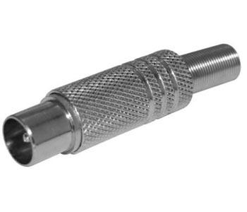 Штекер TV металлический, с пружиной  REXANT 05-2011 (кратно 100)