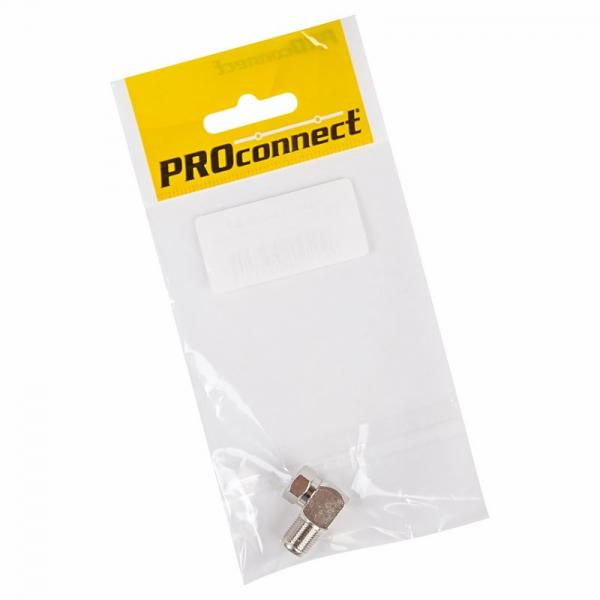 Переход штекер F - гнездо F  угловой PROCONNECT 05-4203-4-7