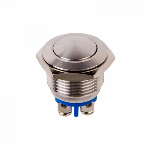 Кнопка  антивандальная Ø16  Б/Фикс (2c винт) (ON)-OFF сфера (A16-A2) REXANT 36-3230