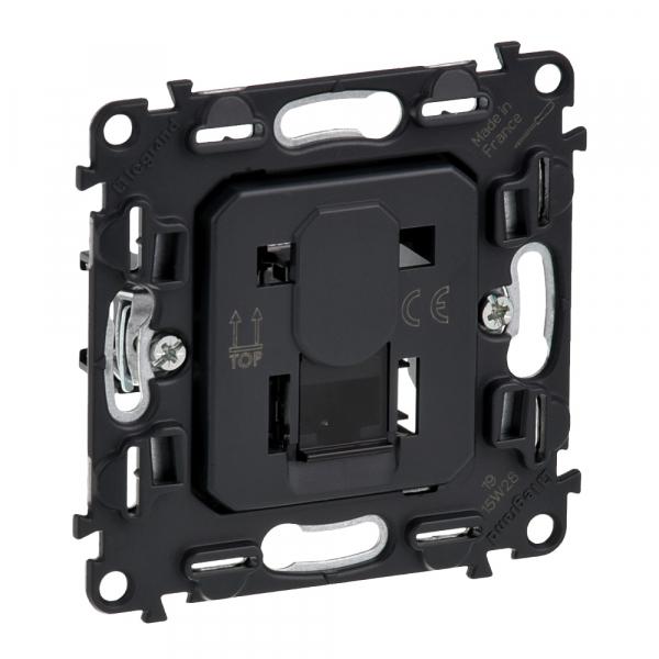 Legrand  Valena  IN'MATIC Розетка механизм компьютерная 1-местная RJ45 категория 5е UTP скрытая установка IP20 /753070