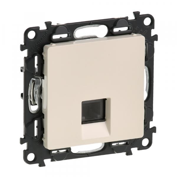 Legrand  Valena  LIFE  Слоновая Кость Розетка телефонная 1-местная RJ11 скрытая установка IP20 / 753538
