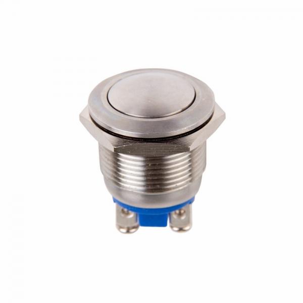 Кнопка  антивандальная Ø19  Б/Фикс (2с винт) (ON)-OFF сфера (PBS-28В, A19-A2) REXANT 36-3410