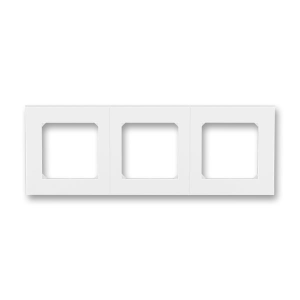 ABB  Levit   Белый/Белый Рамка 3-местная 2CHH015030A6003